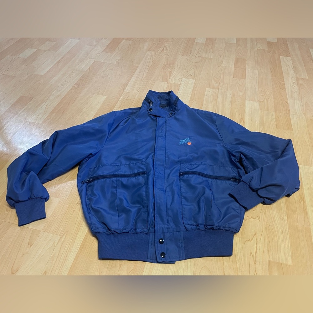 Mens Vintagee Rotella Shell Bomber Nylon Jacket size medium